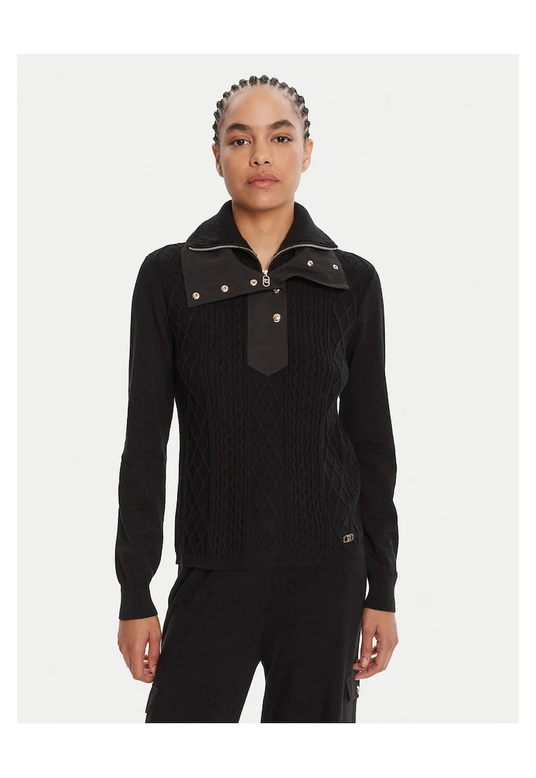 Pulover dama  negru, sport, moale
