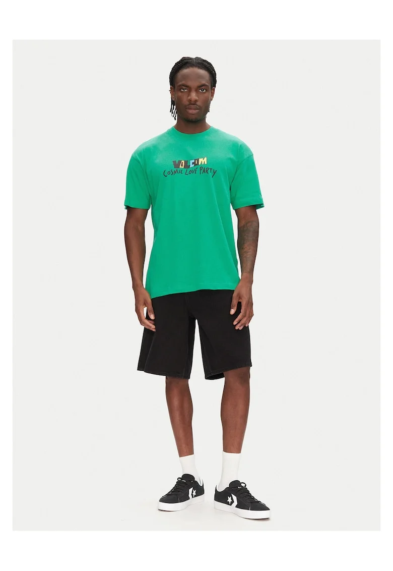 Tricou barbati  verde, bumbac