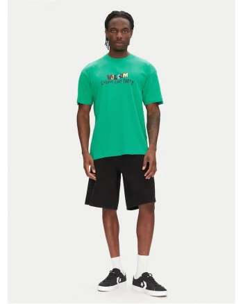 Tricou barbati  verde, bumbac