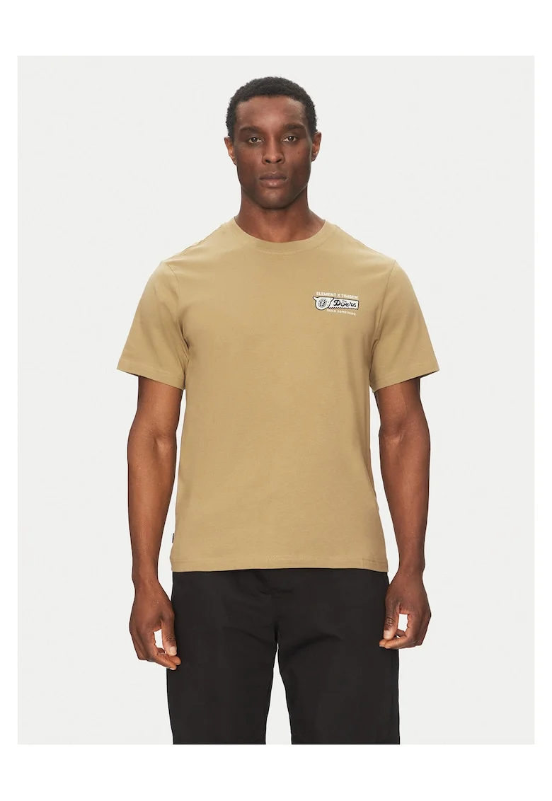 Tricou barbat,  mustar, bumbac