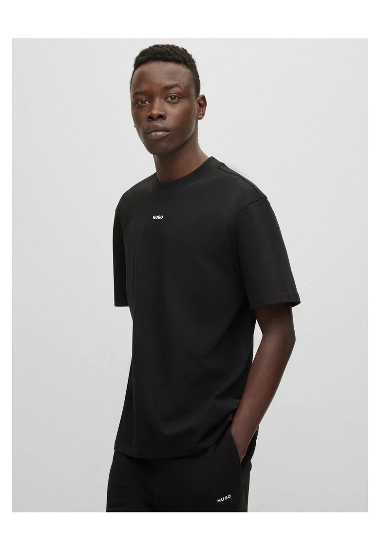 Tricou barbati  negru, bumbac,
