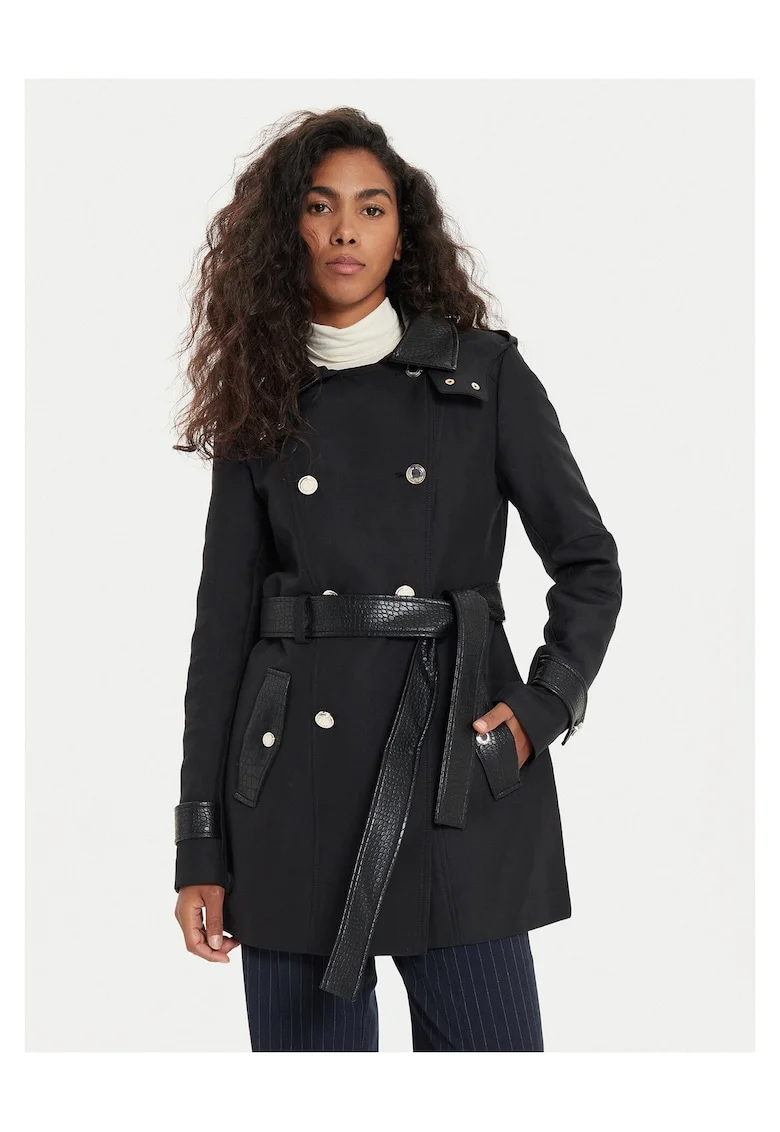 Trench dama  negru,
