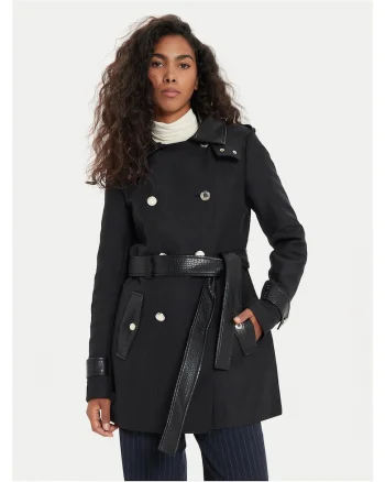 Trench dama  negru,