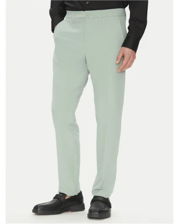 Pantaloni barbatesti  verde, stil elegant