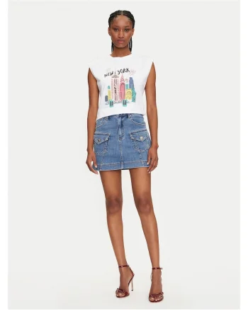 Tricou dama  alb, din material de calitate