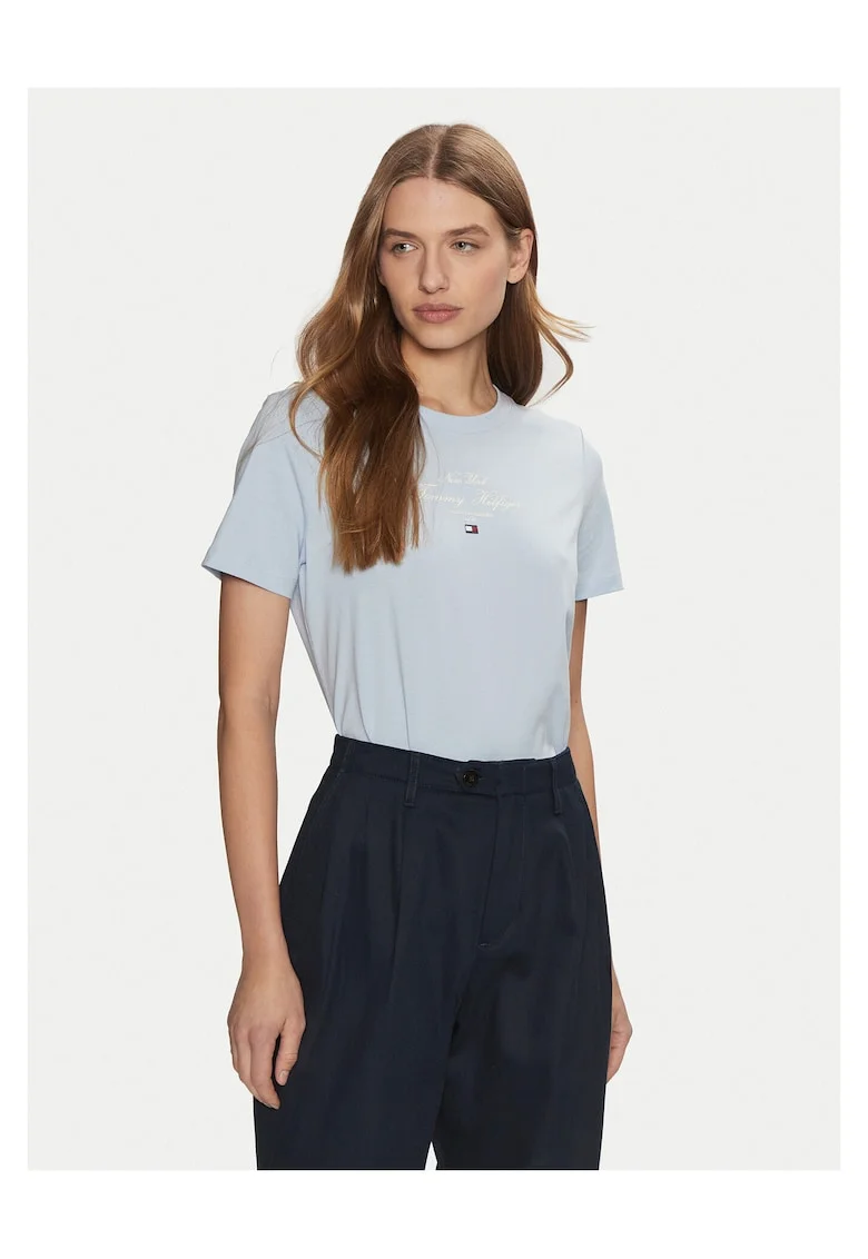 Tricou dama,  albastru deschis,