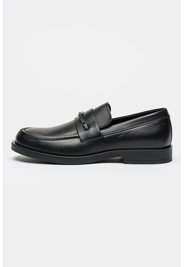 Pantofi loafer din piele Flex, Negru