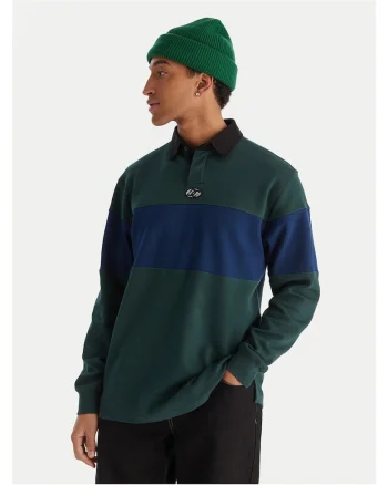 Bluza polo barbati  verde, bumbac,