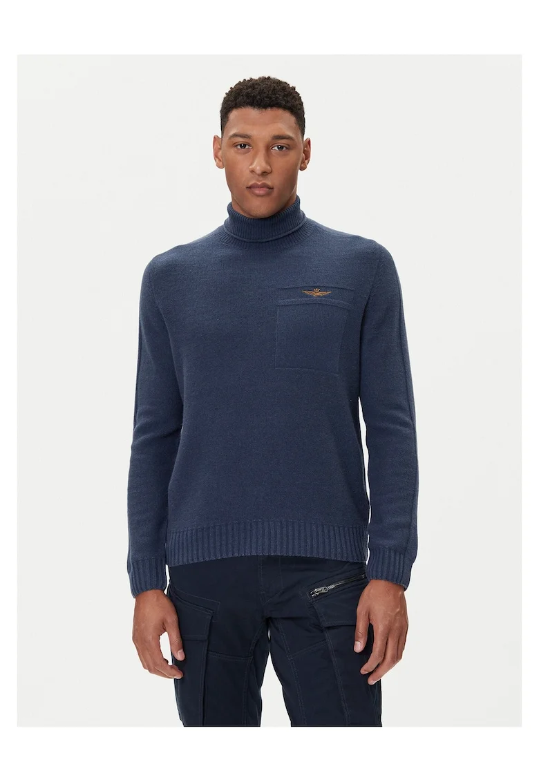 Bluza barbati,  bleumarin, bumbac