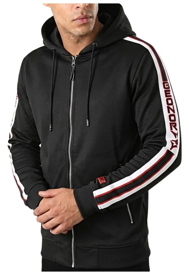 Bluzon  neagra, poliester, croiala regular fit,