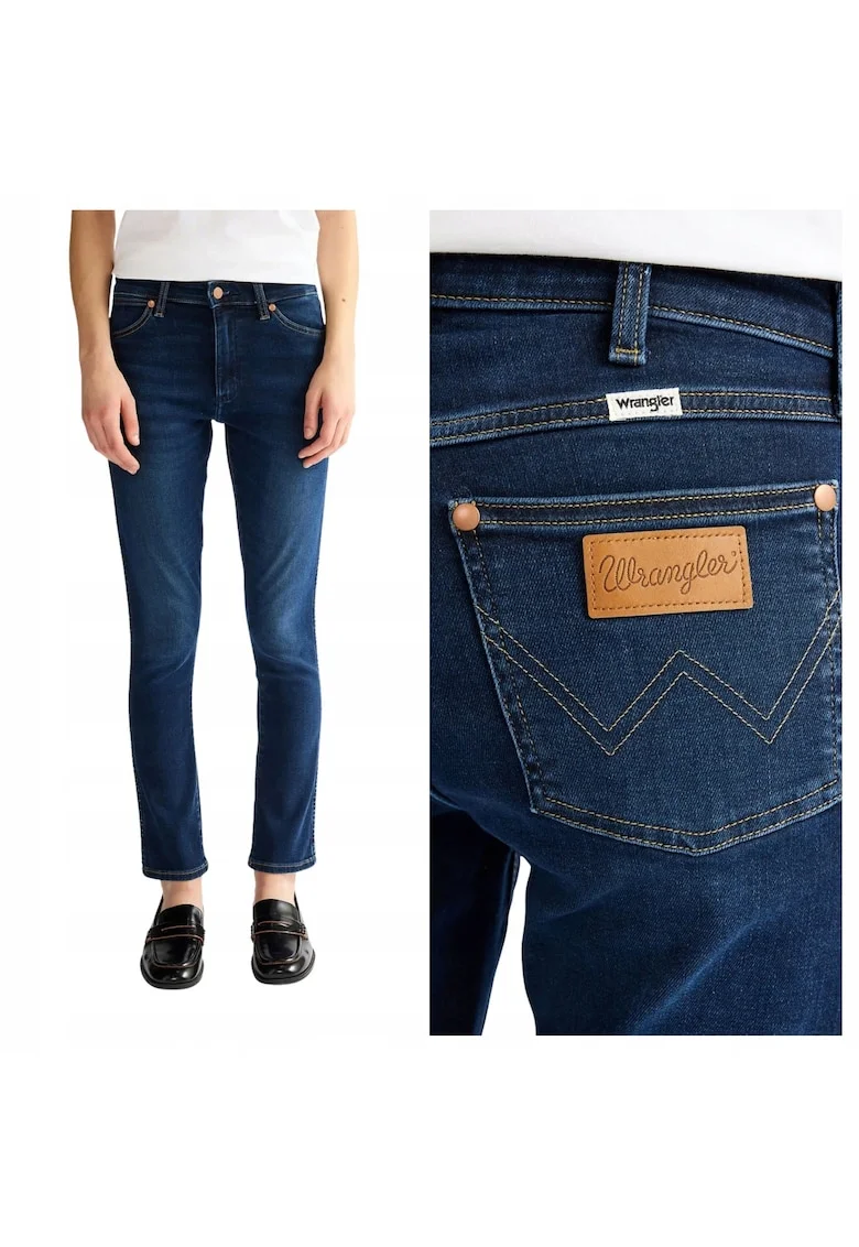 Blugi De Dama,  Marimea 30/30, Albastru, Sienna, Croiala Skinny Fit, Model Skinny, Talie Medie, Inchidere Fermoar