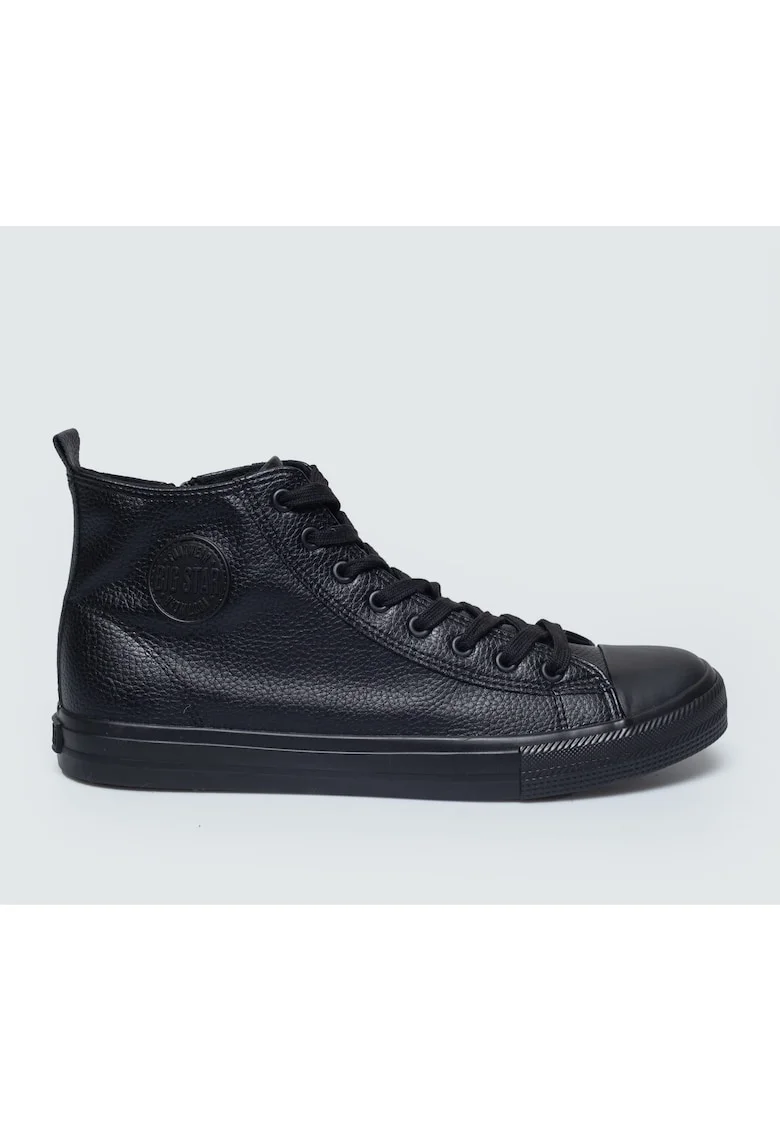 Pantofi sport din piele ecologica cu profil mediu