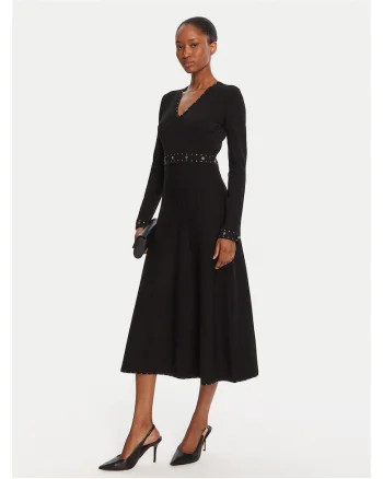 Rochie tricotata de dama  neagra