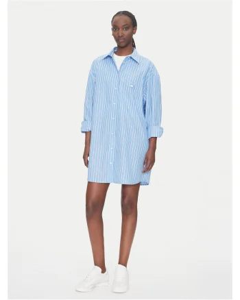 Rochie camasa dama  albastru, fabrica de calitate