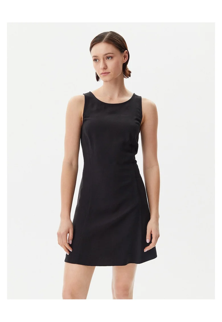 Rochie casual dama  negru, material usor