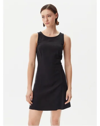 Rochie casual dama  negru, material usor