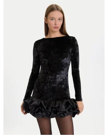 Rochie de cocktail,  negru,
