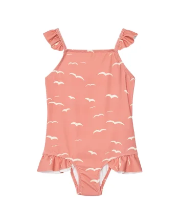 Costum de baie copii,  roz