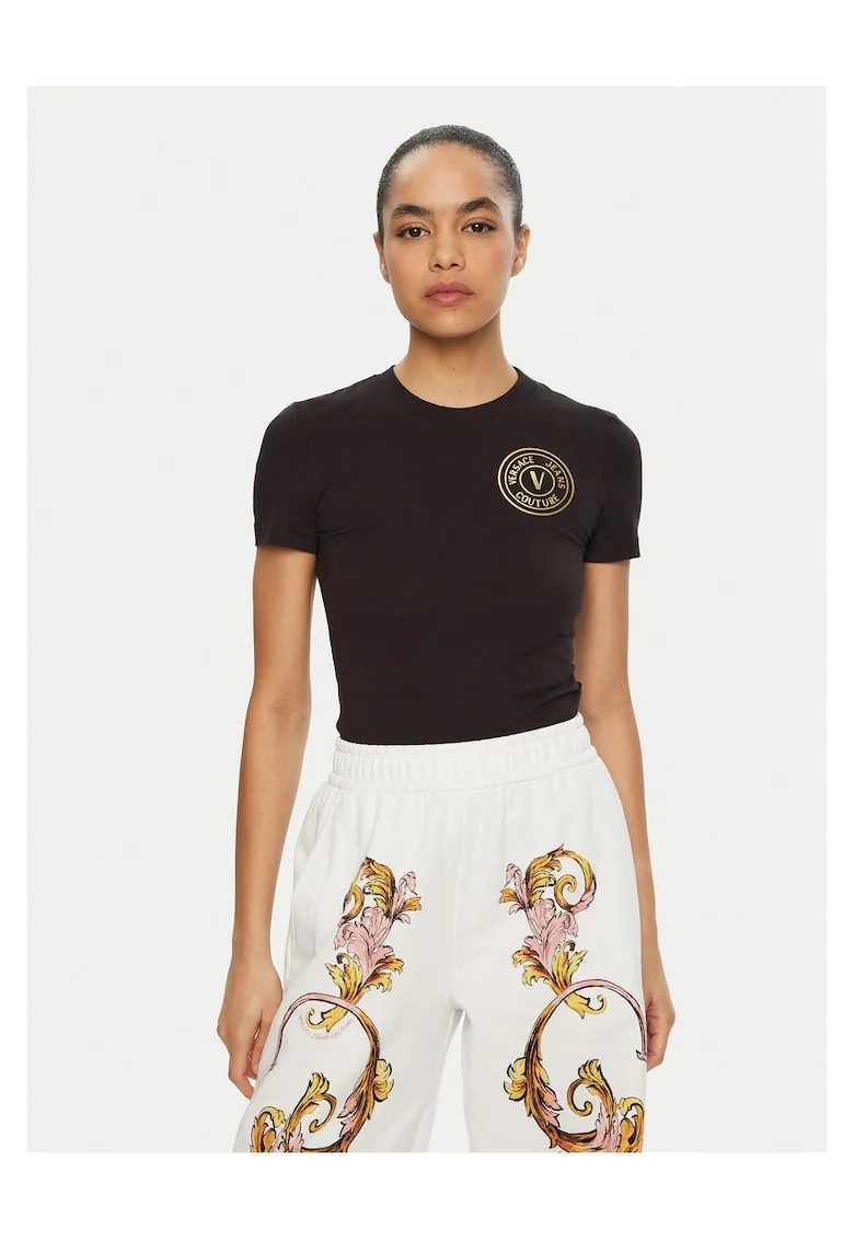 Tricou  negru, auriu, pentru dama
