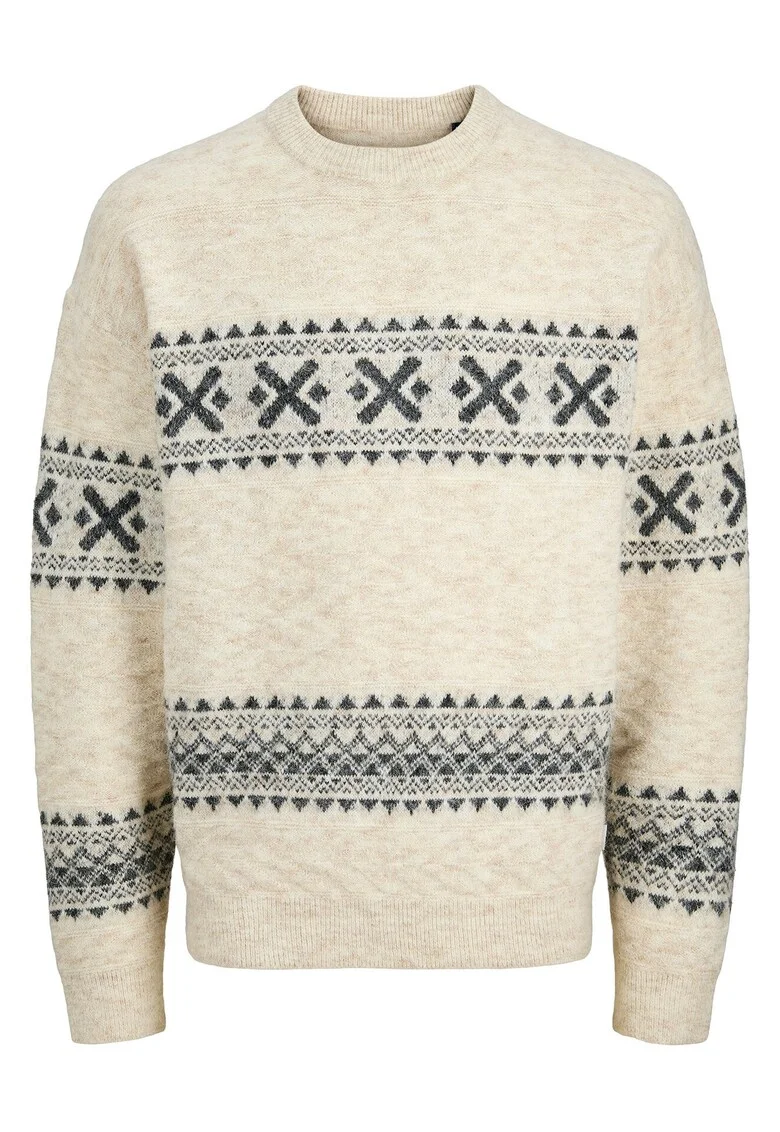 Pulover barbati Jack Jones, bej