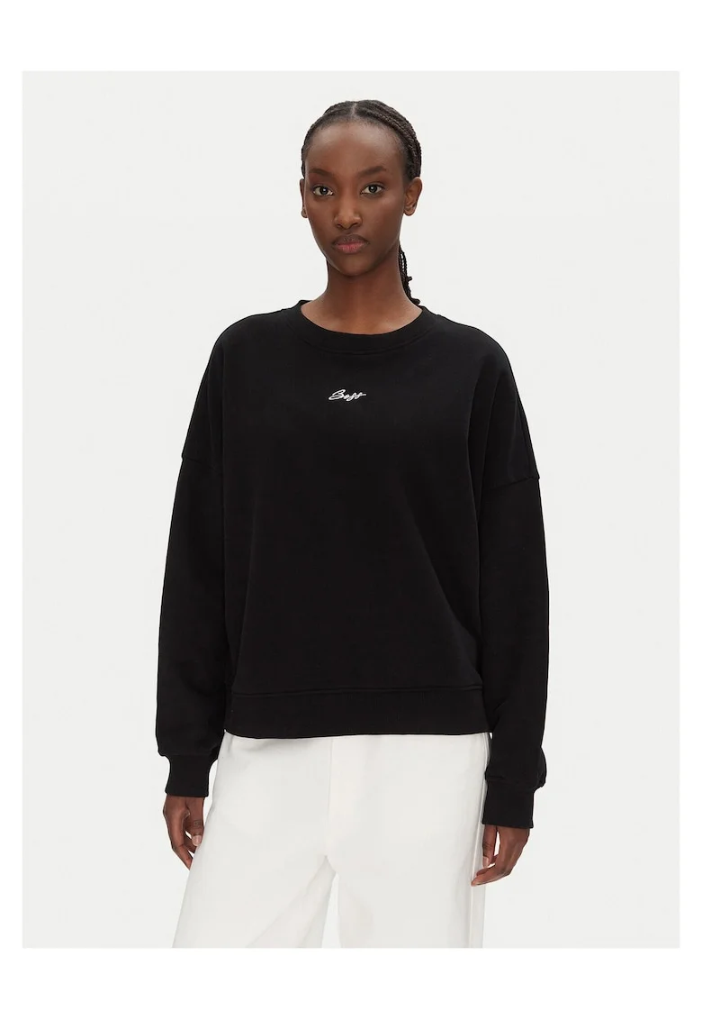 Hanorac dama  negru, din material de calitate,