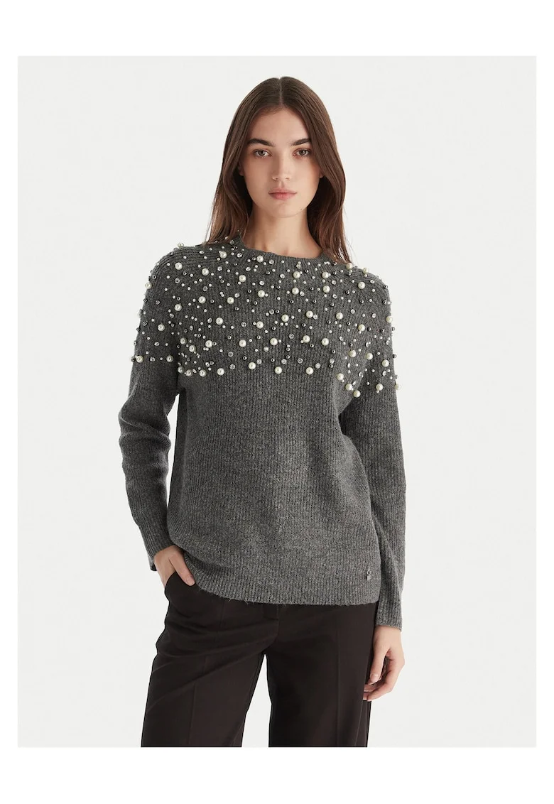 Pulover dama  gri, moale