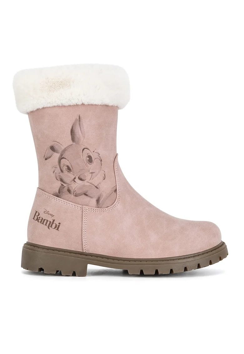 Botine copii,  Disney Classics, roz, tesatura