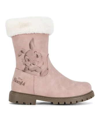 Botine copii,  Disney Classics, roz, tesatura