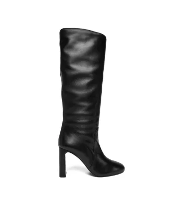Cizme dama SL545,  Negru, Piele naturala