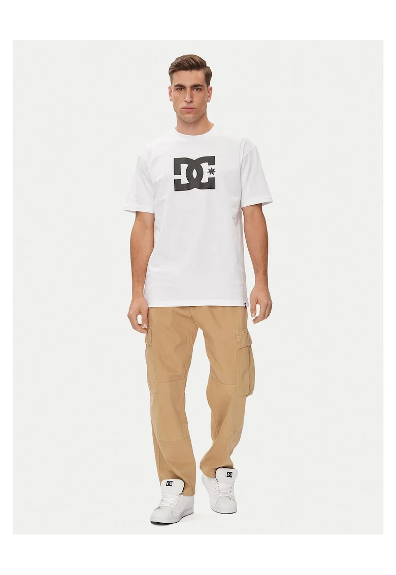 Tricou barbati  alb, bumbac,