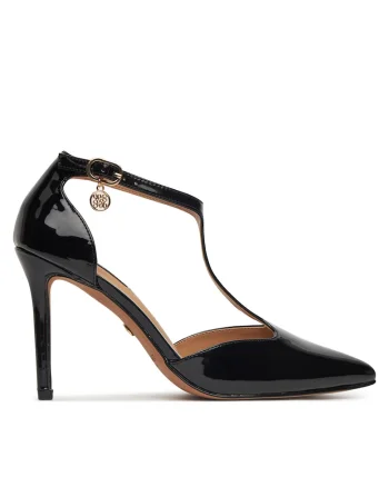 Pantofi dama,  stiletto, negri, tocuri