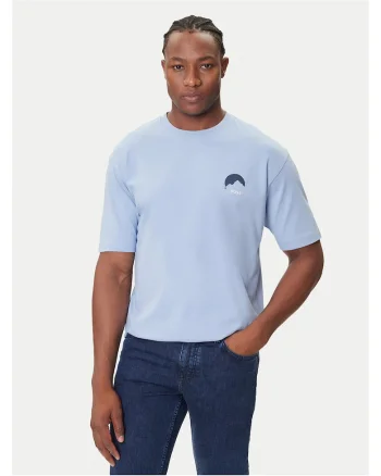 Tricou barbati  albastru, bumbac,