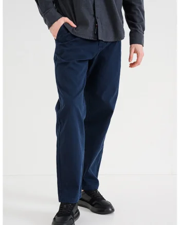 Blugi relaxed fit cu talie medie, Albastru indigo