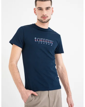 Tricou cu imprimeu logo, Albastru ultramarin