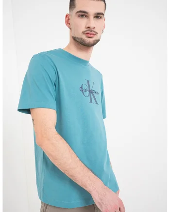 Tricou din bumbac cu imprimeu logo, Verde deschis