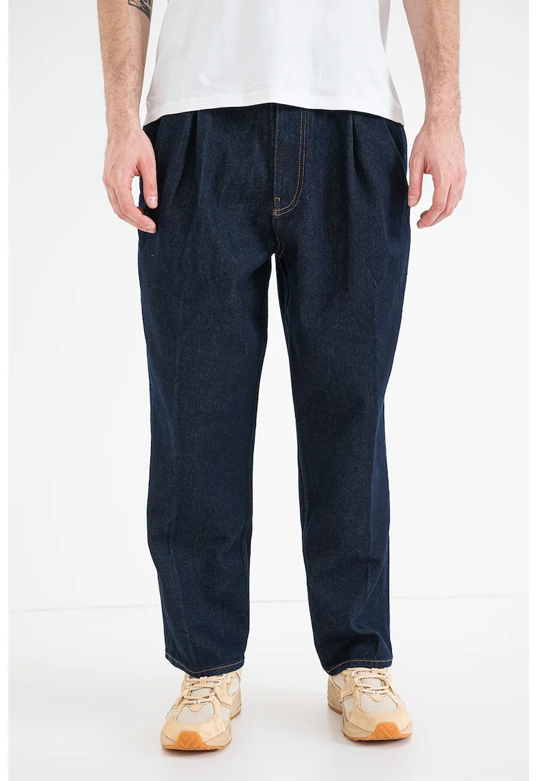 Blugi baggy cu croiala conica 245, Albastru ultramarin