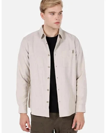 Camasa barbati,  alb, bumbac, L, White