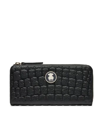 Portofel dama  Kiara Sherton, piele naturala, negru