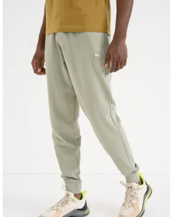 Pantaloni de trening regular fit cu buzunare Ess Elevated, Verde deschis
