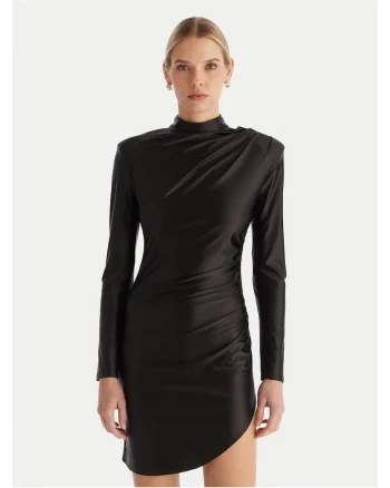 Rochie de cocktail,  neagra, fabricata din material de calitate