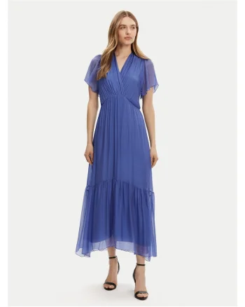 Rochie de vara,  albastru, fabrica usoara