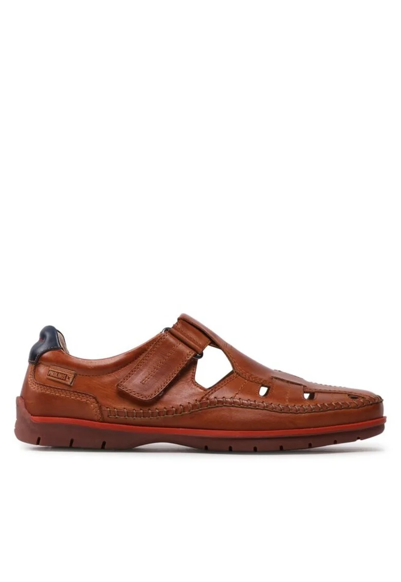 Sandale barbati  301913207, Piele naturala, Maro, Maro
