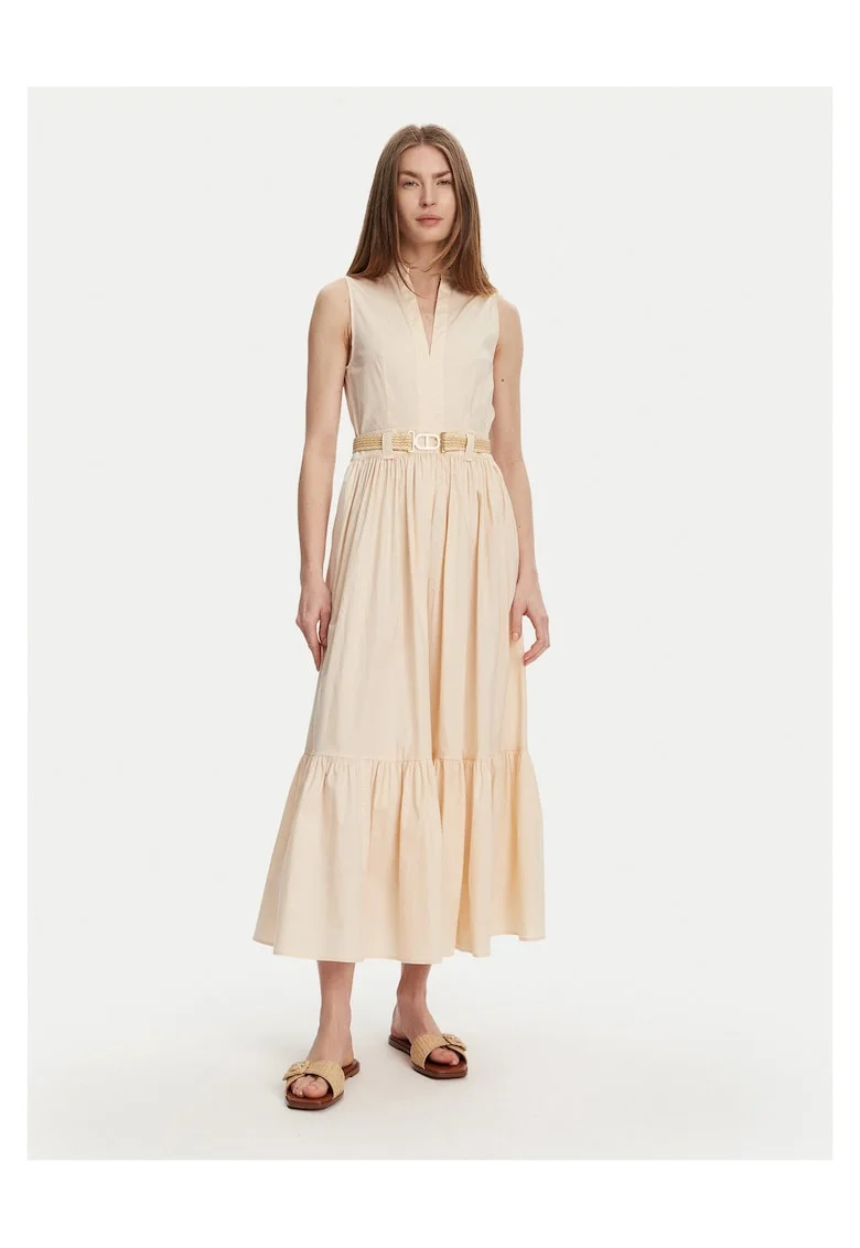 Rochie de zi,  bej