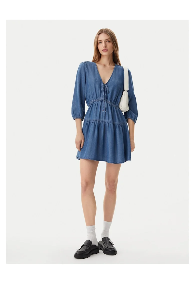 Rochie casual dama  albastru, 2 caracteristici reprezentative,