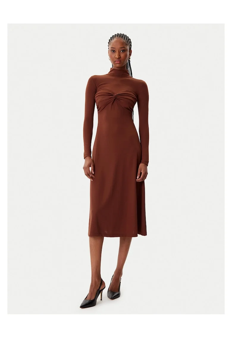 Rochie de cocktail dama  maro