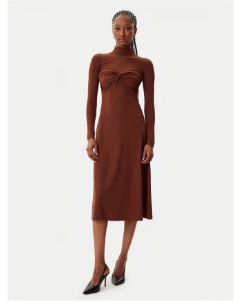 Rochie de cocktail dama  maro