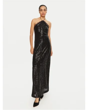 Rochie de seara dama  negru, fabricatie de calitate