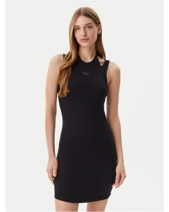 Rochie casual dama,  negru, din material confortabil