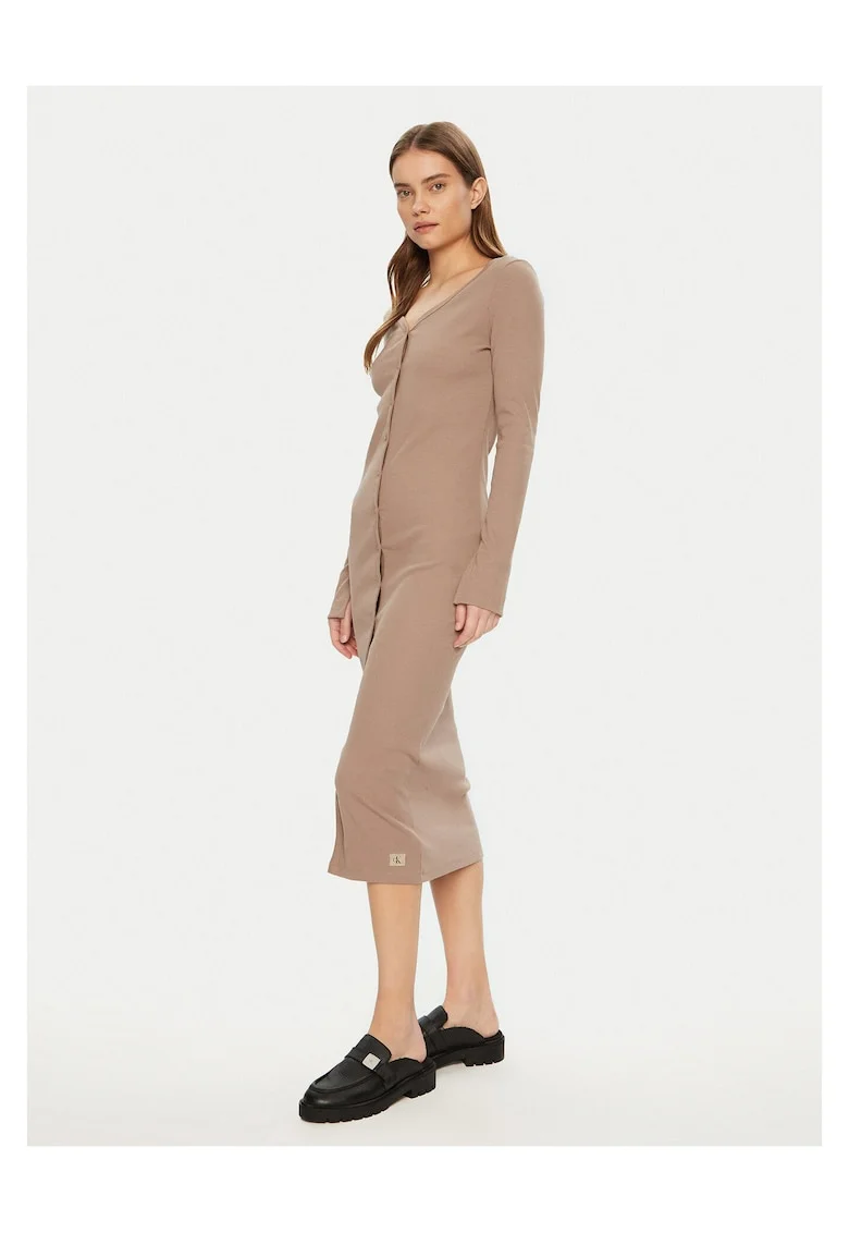 Rochie de zi,  bej, femei