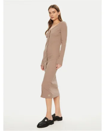 Rochie de zi,  bej, femei
